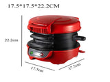 Mini Sandwich & Waffle Maker - Easy to Clean Plates, Also for Burgers and Breakfast Cakes V1263-JX-4485