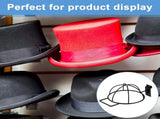 6 Pcs Slat Wall Hat Display Wire Headwear Rack Slatwall Accessories Metal Retail Display Racks for V1258-DP02-C-2263