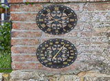 Outside Thermometers for Patio, 13.5 Inch Thermometer Large Numbers Traditional Analogue Dial V1366-AZ2-W-04533