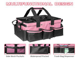 Cleaning Caddy,Large Cleaning Bags for Housekeepers,Cleaning Supplies Organizer with Handle Widely V1366-AZ2-W-05308