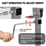 X-BULL Drop Down Corner Legs 440MM- 560MM Caravan Corner Stabilizer 1200LBS 2PCS Silver V211-AUEB-CL002