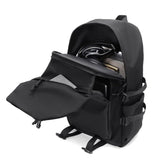 Waterproof Backpack Trendy Travel Bag High Capacity with Side Pockets Daily Bag for Men Women V1369-AZ3-W-00889
