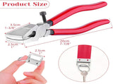 50 Pack 25mm Metal Keychain with Ring & Pliers - DIY Keychain Making Kit - Silver V1258-DP02-BOL-807