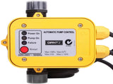 Giantz Water Pressure Pump Controller Auto Switch Control Electric Electronic Yellow PUMP-TPC-11-YEL
