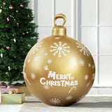 Jingle Jollys Christmas Inflatable Ball Bauble 60cm Outdoor Decoration Gold XMAS-INF-BAUBLE-GOLD