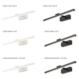 Modern LEDs Sconce Wall AC100-240V 12W 50cm/19.7in Bathroom Mirror Light Fixture Indoor Wall V1294-YM0901-L4768B-WW
