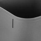 ABS Plastic Trash Bin Grey for Home Bathroom with Practical Multipurpose Use V1370-AZ4-08722