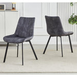 Sloane Fabric Dining Chairs - Grey V411-HMT-SLOANE-GREY