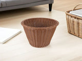 Household Woven Waste Paper Container Plastic Waste Basket with Large Capacity V1192-AZ-W-27208