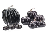 14pcs Artificial Pumpkin Black Foam Creative Lightweight Reusable Decorative Pumpkin for Ornament V1294-YM0901-3115240082011