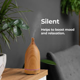 Milano Decor 100ml Ultrasonic Aroma Diffuser - Light Wood ABM-10002217