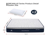 RoomSense Queen 30cm Medium Firm Latex Mattress, 2 Gel Cooling Pillows XFKF-MA-1667-Q-1669