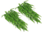 10PCS Artificial Hanging Plants Plastic Persian Fern Vines Fake Greenery Plants for Indoor Outdoor V1294-YM0901-3115240058611