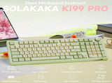 Solakaka Ki99pro 3Mode RGB Mechanical Keyboard, Avocado-Green V1300-KI99PRO-AVOCADO-GREEN