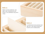WHAMVOX Gift Ribbon Storage Holder Wooden Box Flower Wrapping Ribbon Holder Organizer V1189-WXFWAL-20260326-02267