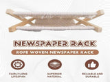 Boho Magazine Rack, Rope Woven Newspaper Rack, Magazine Baskets with Rope Fabric Design, Magazine V1192-AZ-W-22792