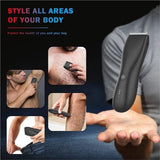 Body Hair Trimmer & Electric Shaver for Men and Women for Pubic Hair, Chest, Legs & Bikini Line, V1192-AZ-W-0011