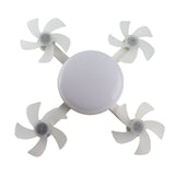 Ceiling Fan with and Remote E26 E27 3 Speeds 3 Colors 2 Timers Quiet Foldable Modern LED Fan V1294-YM0901-3119250023612