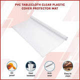 PVC Tablecloth Clear Plastic Cover Protector Mat V63-921131