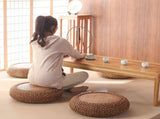 Household JapaneseStyle Round Floor Seats Cushion for Living Room Balcony Tatami Coffee Color V1294-YM0901-3111200110911