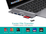 CHOETECH HUB-M14 USB-C 7 in 1 Expand Docking Station Hub for MacBook Pro V28-ELECHOHUBM14