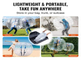 Inflatable Bumper Balls 2-Pack, 4FT/1.2M Body Sumo Zorb Balls for Teen & Adult, 0.8mm Thick PVC V952-QSNKCQPPQZJ4LJ1T5V0
