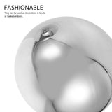 6Pcs Outdoor Gazing Balls Reflective Silver Balls for Gardeners and Homeowners V1192-AZ-W-22367