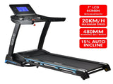 Powertrain V1200 Treadmill with Shock-Absorbing System Exercise Cardio Running Home Gym TML-LJJ-V1200