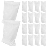 Masteelf 20 Pcs Waterproof Sandbags Flood Control Sandbags 93.00X54.00X0.10CM White V1369-AZ3-W-17183