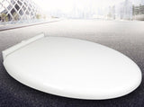 Slow Close Toilet Seat Thickened White PP Quick Installation Household Toilet Lid for Replacement V1294-YM0703-3112230004711