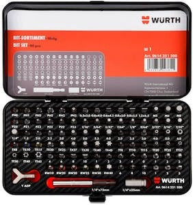 Wurth Universal 90pc Drill Bit Set - Assortment V563-0614251500