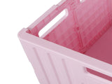 Folding Shopping Trolley Cart Portable Pink STP1001-65L-PK