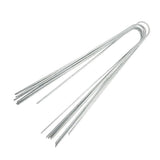 50 PCS Steel Landscape U shaped Stakes Pins Staple Peg for Ground Garden Farm Grass Tent Fence V1294-YM0901-JY17341