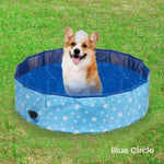 Floofi Pet Pool 120cm*30cm XL Blue Circle V227-3331641004530