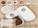 CARLA HOME 2 Meal Automatic Pet Feeder with Timer for Cat & Dog Wet & Dry Food LSB-36309