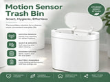 CARLA HOME 7L Automatic Trash Bin with Lid, Motion Sensor Garbage Can White V178-36560