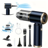Blow-Suction Integrated Cordless Handheld Vacuum, Powerful & Portable Design, Ideal for Cars, Homes, V1232-WXXCQ001