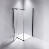 Shower Screen 1000x1000x1900mm Framed Safety Glass Pivot Door By Della Francesca V63-829171