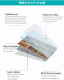 18 Sheet Peel and Stick Tile Backsplash Self Adhesive Removable Stick On Kitchen Backsplash Tiles 3D V1188-ZC-01-20
