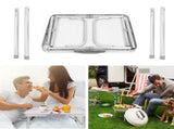 Outdoor Camping Folding Table Picnic Foldable Tables Aluminium Portable BBQ Desk V201-W13314325