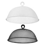 2 Pack Stainless Steel Mesh Food Covers with Top Handles for Outdoor Dining, Picnics, BBQs and Fly V1189-LC-HW-00602