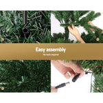 Jingle Jollys 1.8m Christmas Tree Optic Fibre LED Xmas tree Warm White XM-TR-LED-6F-WW-DX