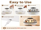 Micro-Landscape Raindrop Humidifier & Aromatherapy Diffuser, Add Essential Oils, USB Powered V1232-XJXXJ-001