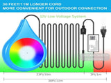 Pool Lights for Above Ground Pools Underwater,Submersible LED Pool Lights for Inground Pools V1192-AZ-W-17162