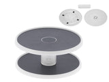 2 Tier Turntable Spice Rack Organizer Rotating Spice Holder Shelf Adjustable Seasoning Organizer V1294-YM0901-3118210165811