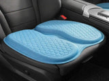 Blue Cooling Gel Seat Cushion - Breathable TPE Honeycomb Car and Office Chair Cushion with Zoned V888-ELOSUNG57597