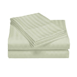 Royal Comfort 1200 Thread count Damask Stripe Cotton Blend sheet sets King Pebble ABM-233342