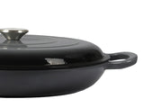 3.5L Enamel Dutch Oven Pan in Black Colour KT0181-3.5L-BK_NZ