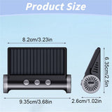 Car Wireless Headup Display Solar GPS Digital Speedometer with LCD Screen Overspeed Alarm KMH/MPH V1370-AZ4-12178