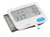 Wrist Blood Pressure Monitor Wrist Glucometer with Strips Data Memory Large Display Blood V1294-YM0706-3117230197311